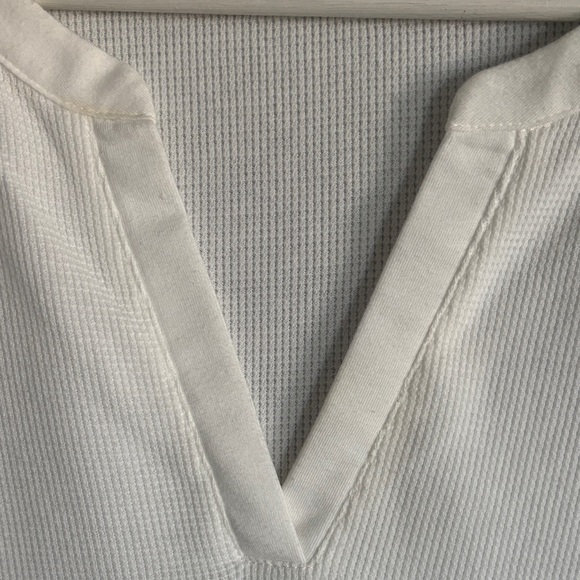 Candace Cameron Bure Waffle Knit Long
sleeve Top S New Day White - Picture 5 of 10